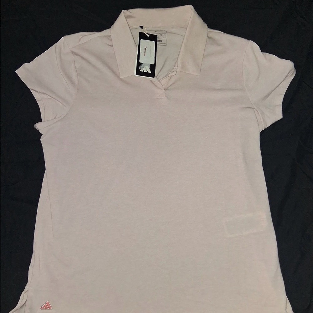 Adidas Light Pink Polo Shirt